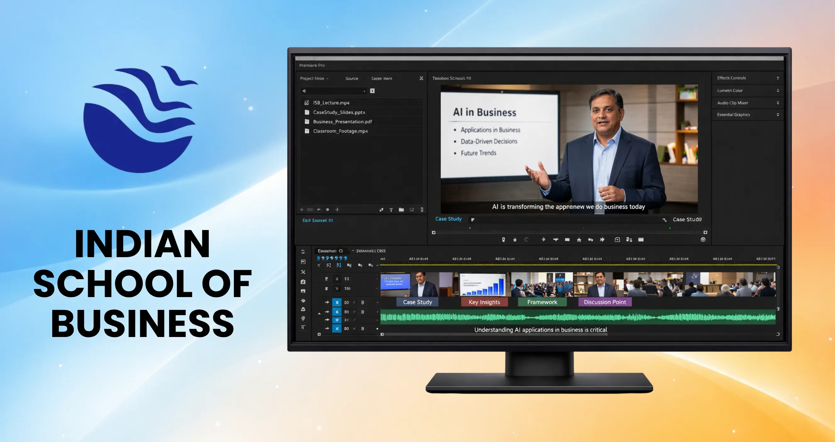 Indian School of Business Video Editing img