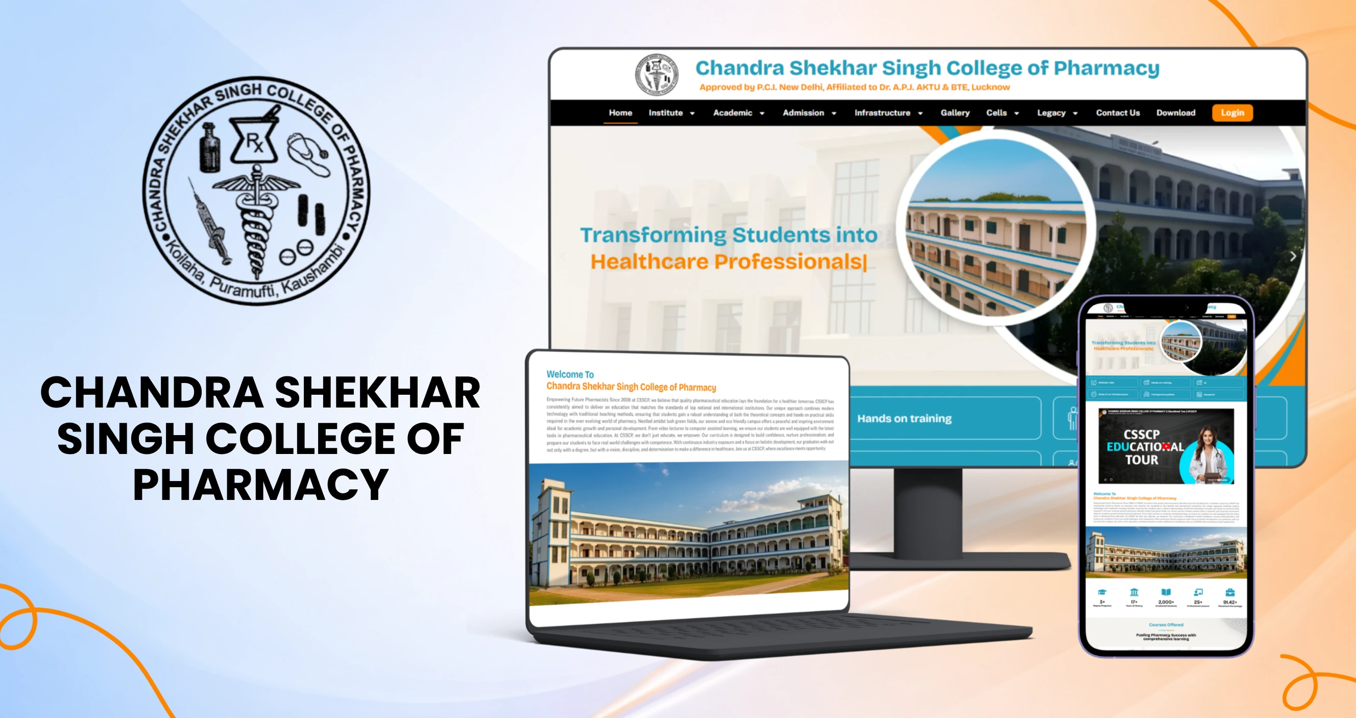 Chandra Shekhar Singh College of Pharmacy Website Design & Development img