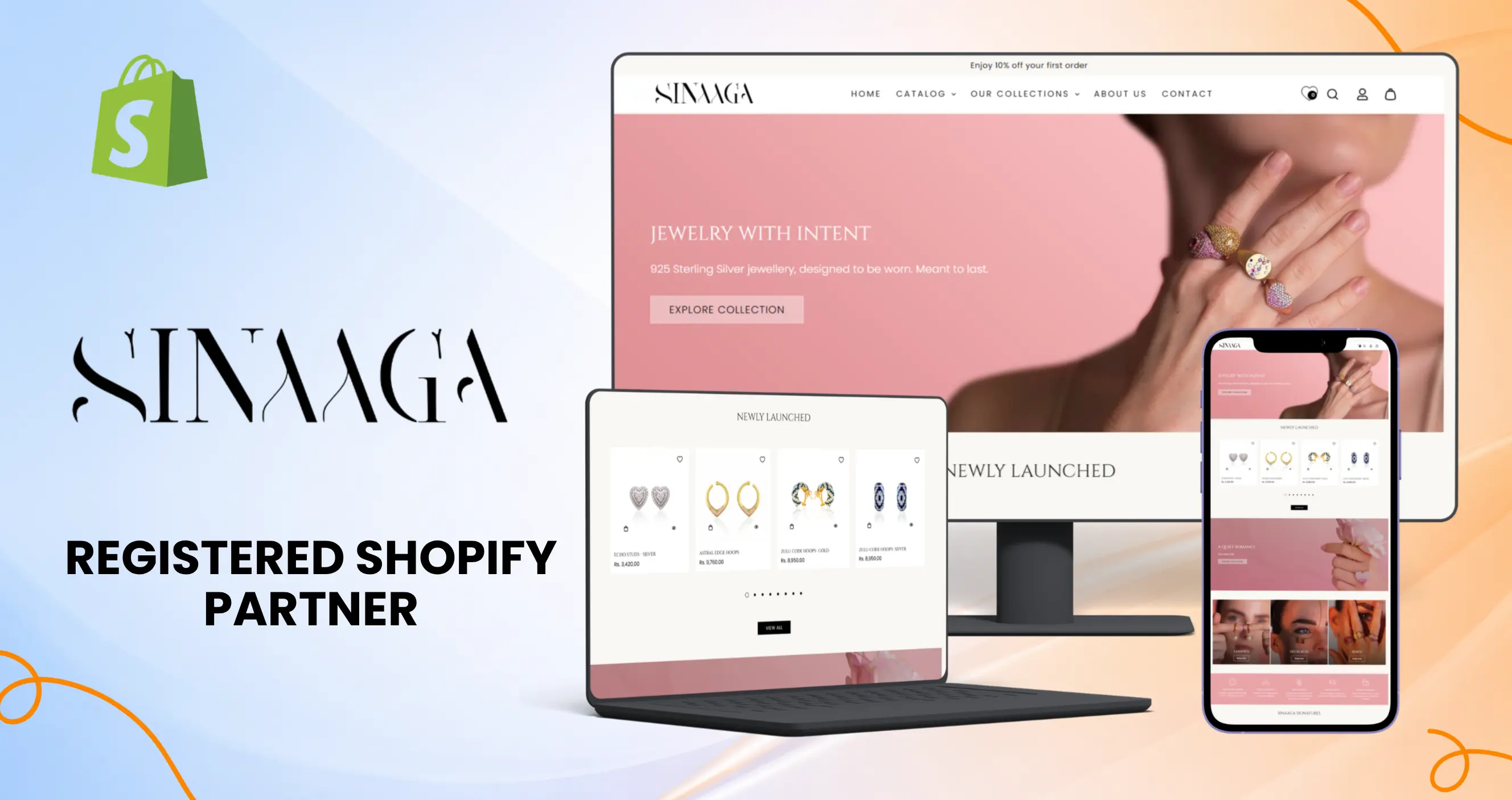 SINAAGA Shopify Website Design & Development img