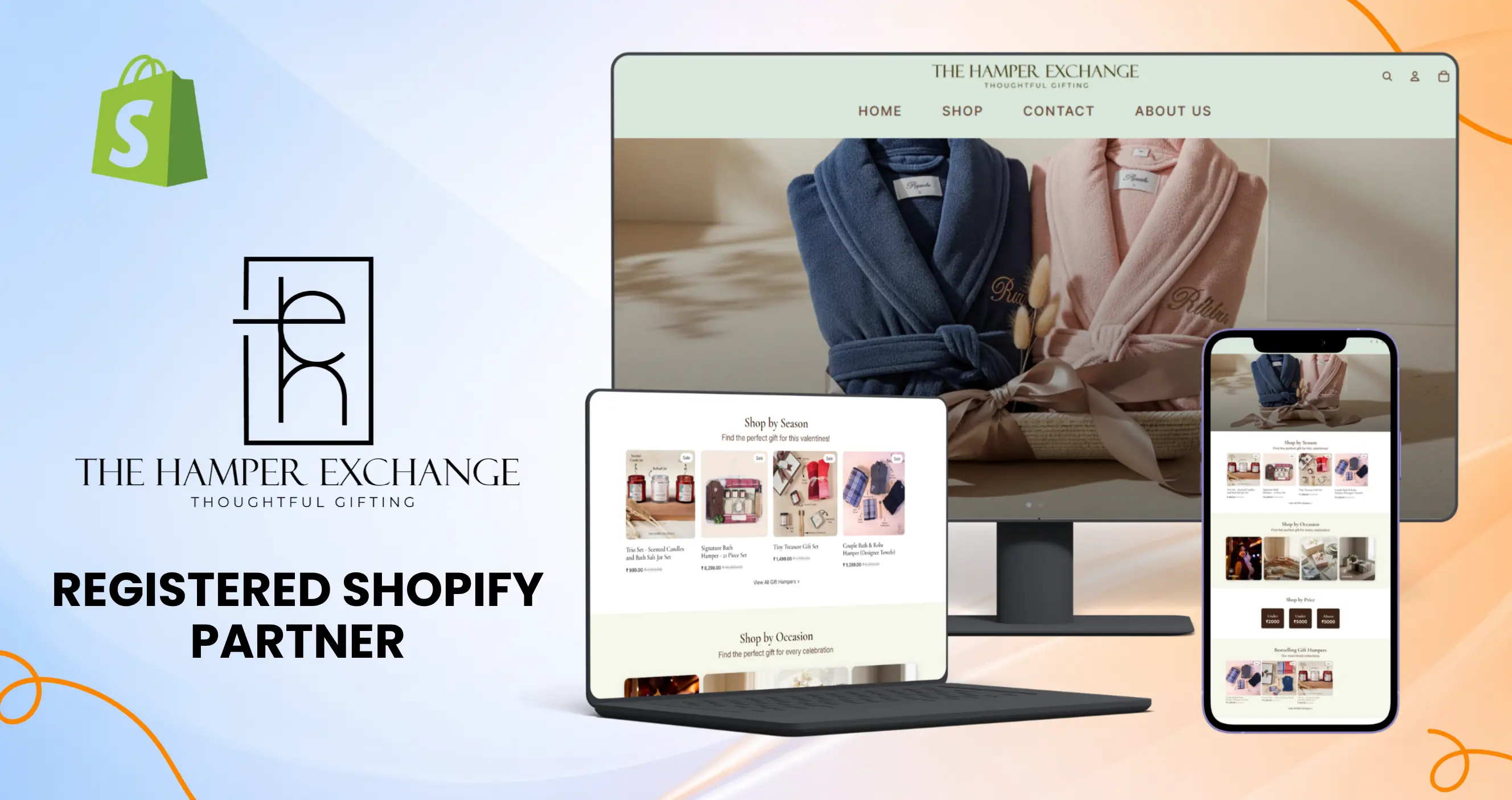 The Hamper Exchange Shopify Website Design & Development img